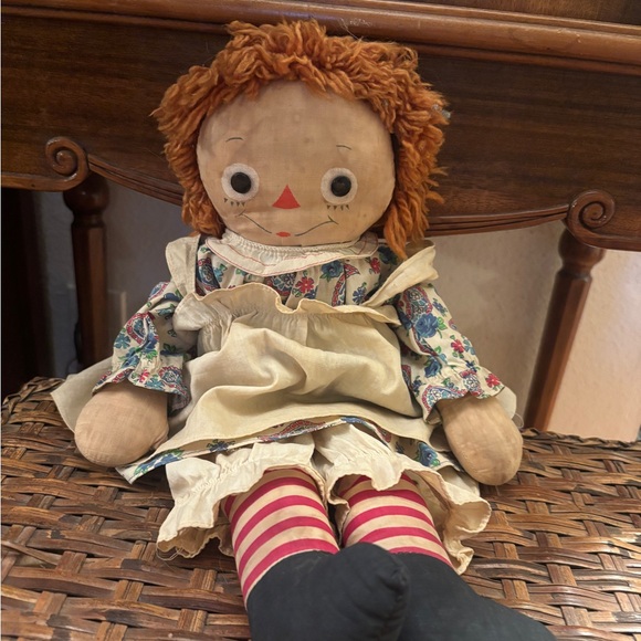 Other - Classic Vintage Raggedy Ann Doll 1940s Georgine Style